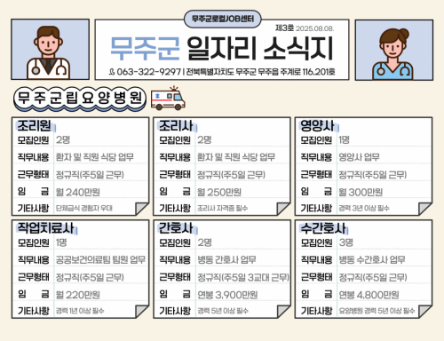 무주군 일자리 소식지_제 3호